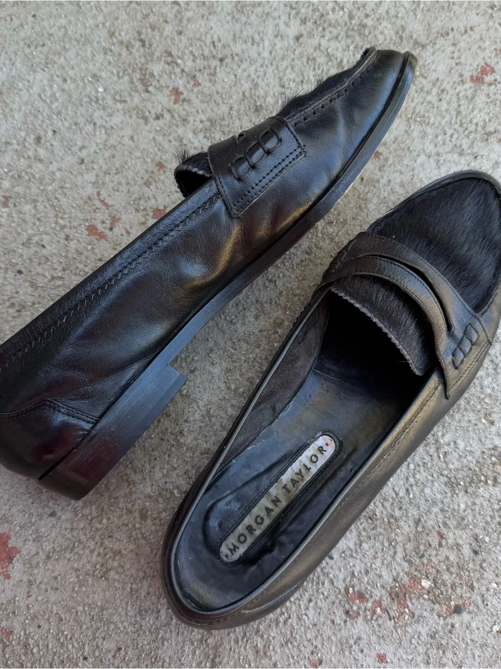 Vintage Morgan Taylor Calf Hair Loafers
